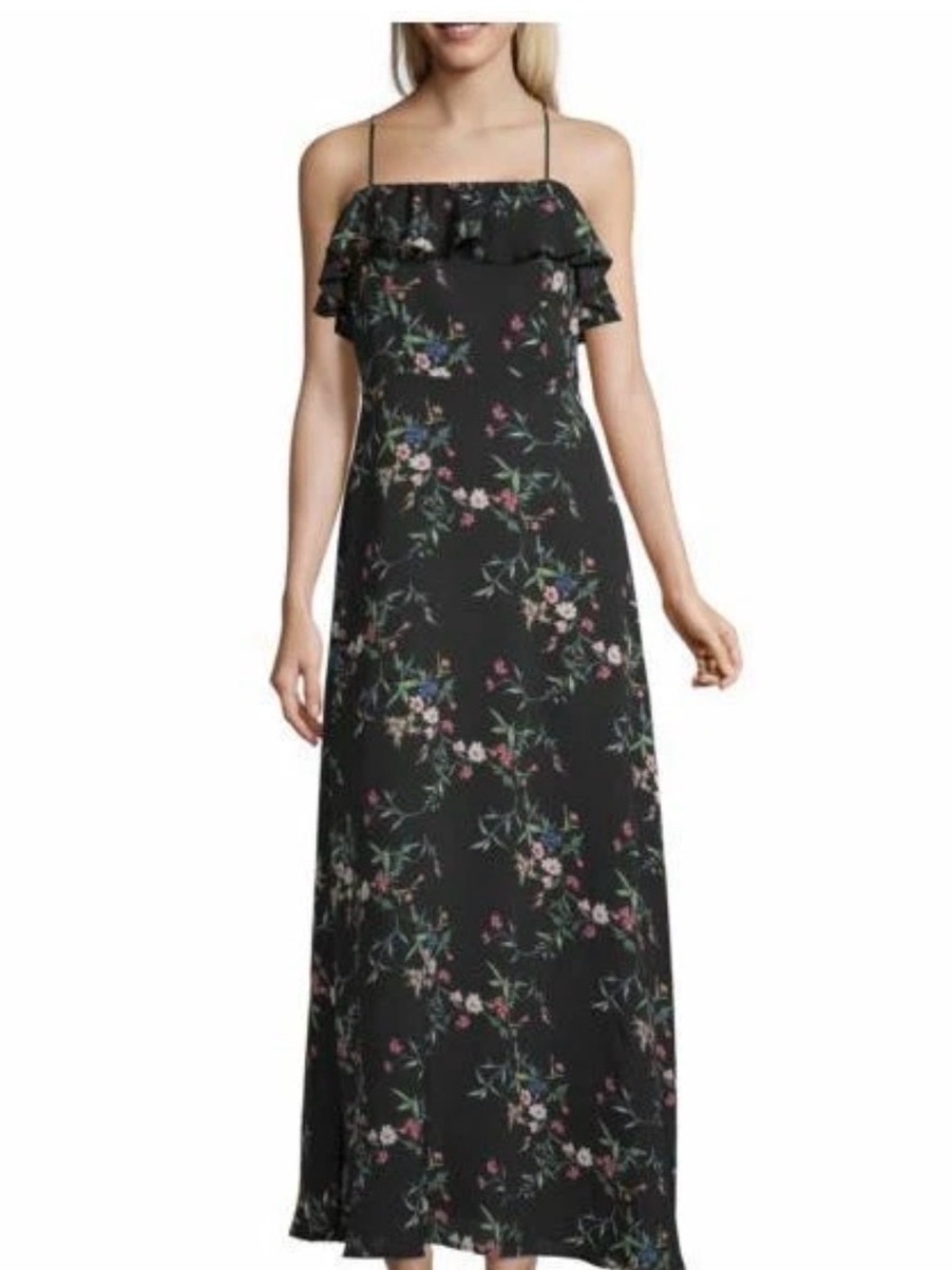 Speechless Floral Maxi Dress Spaghetti Strap  Size XXL